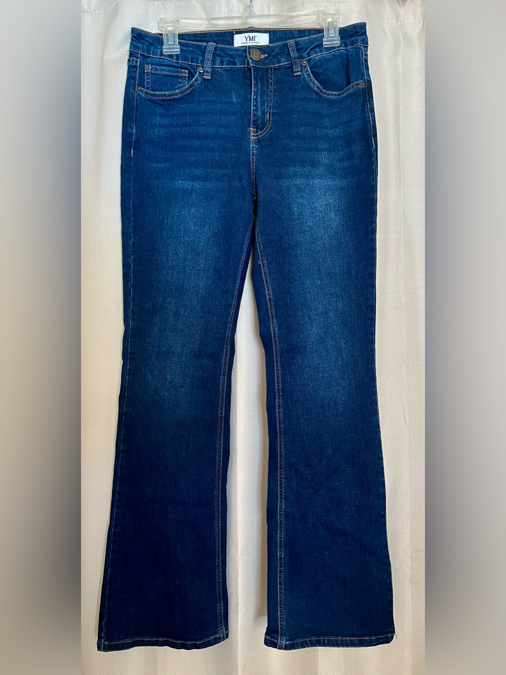 YMI Women’s Size 9/29 Dark Wash Bootcut Flare Stretch Jeans 31” Inseam